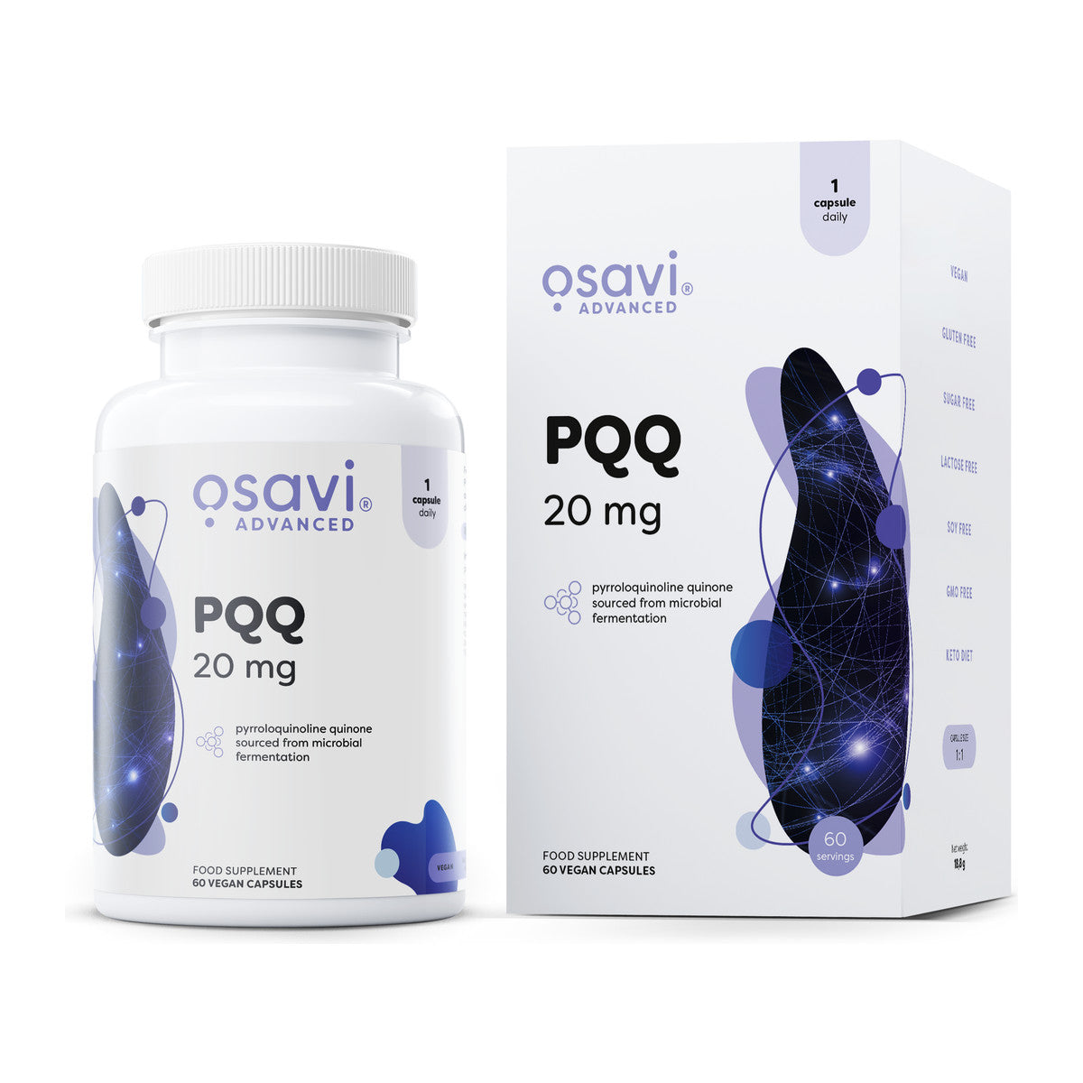 Osavi PQQ, 20mg - 60 vegan caps