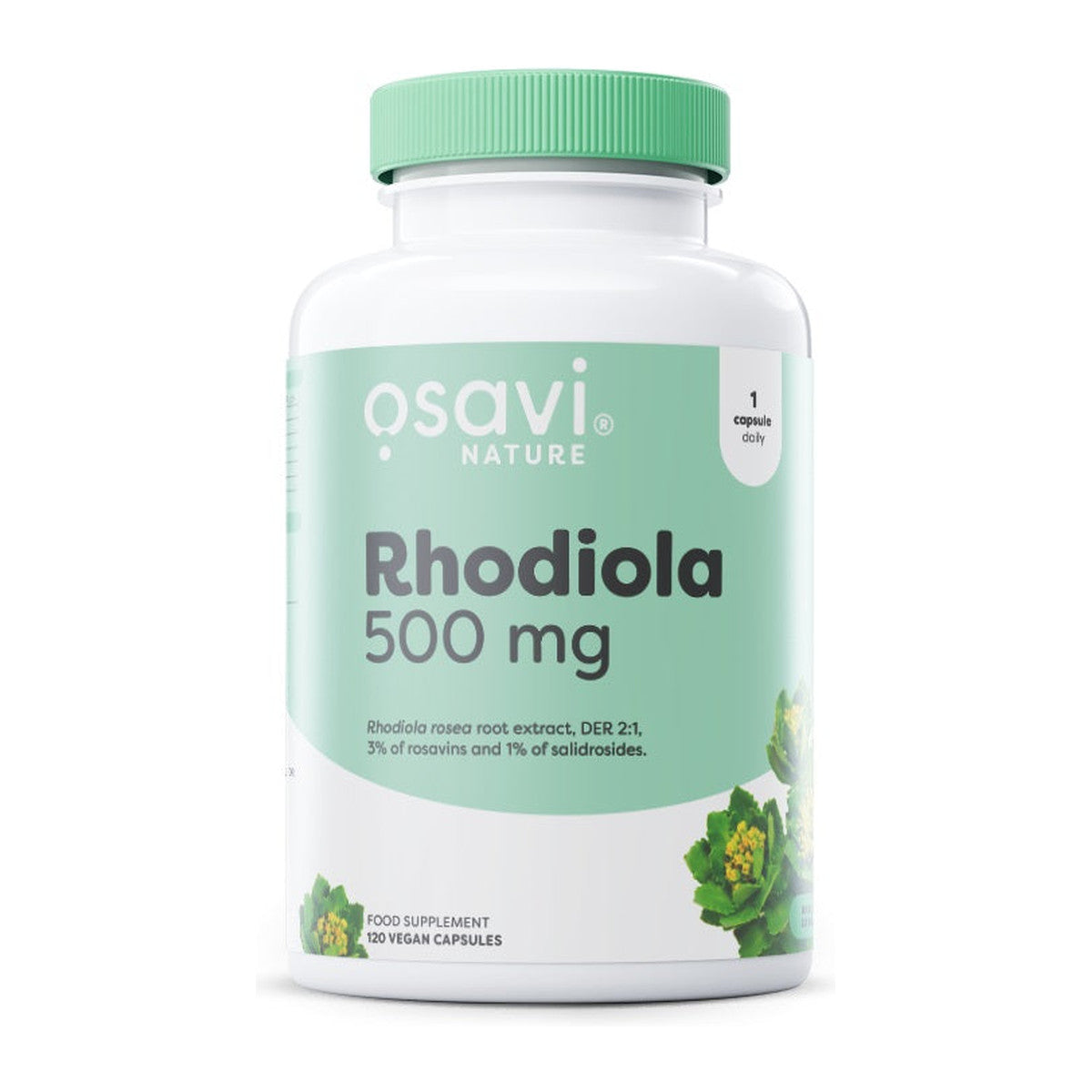 Osavi Rhodiola, 500mg - 120 vegan caps