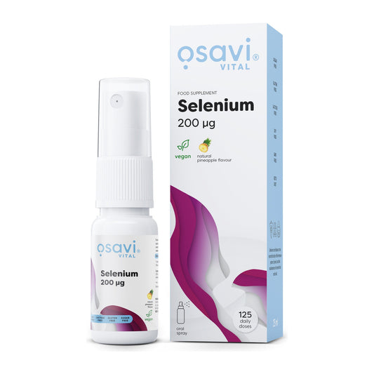 Osavi Selenium Oral Spray, 200mcg (Pineapple) - 25 ml.