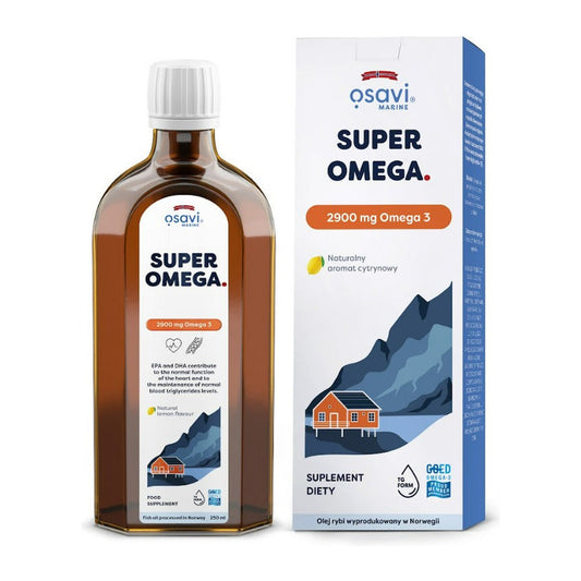 Osavi Super Omega, 2900mg Omega 3 (Lemon) - 250 ml.