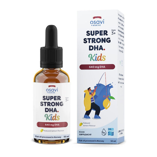 Osavi Super Strong DHA Kids, 640mg DHA (Lemon) - 50 ml.