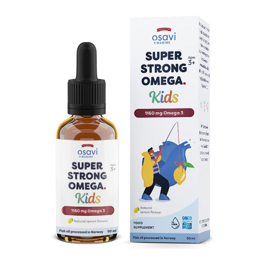 Osavi Super Strong Omega Kids, 1160mg Omega 3 (Lemon) - 50 ml.
