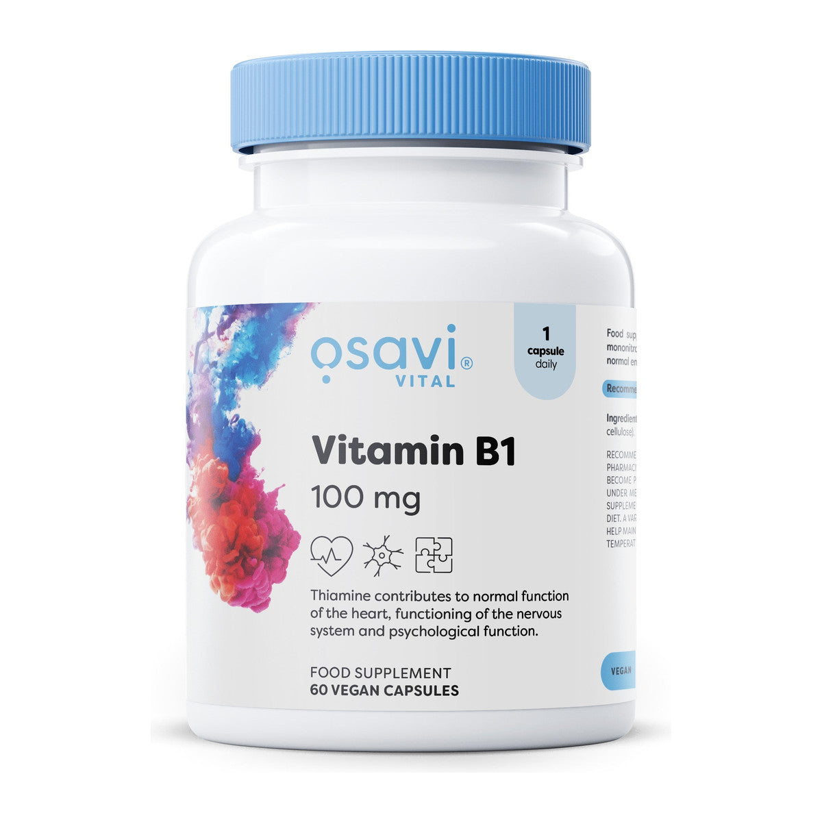 Osavi Vitamin B1, 100mg - 60 vegan caps