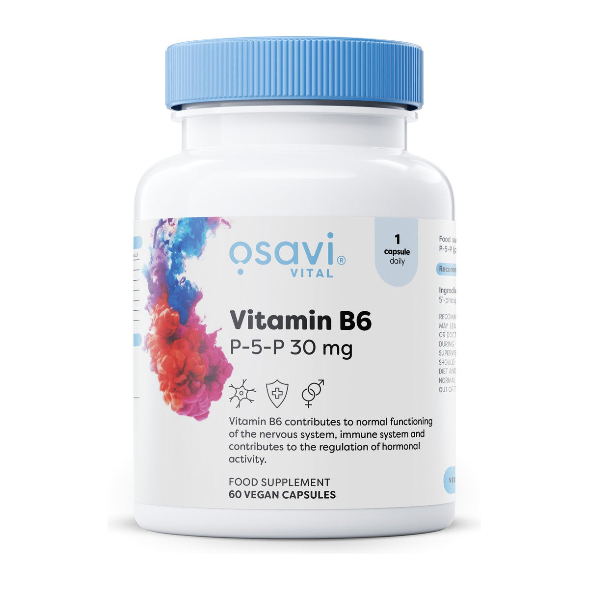Osavi Vitamin B6 - P-5-P, 30mg - 60 vegan caps