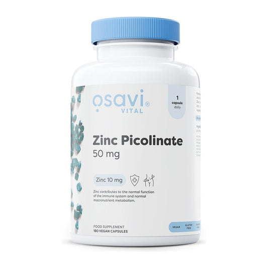 Osavi Zinc Picolinate, 50mg - 180 vegan caps