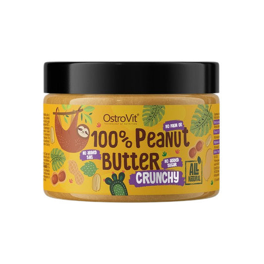 OstroVit 100% Peanut Butter, Crunchy - 500g