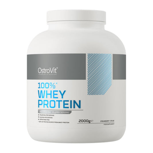 OstroVit 100% Whey Protein, Strawberry Cream - 2000g