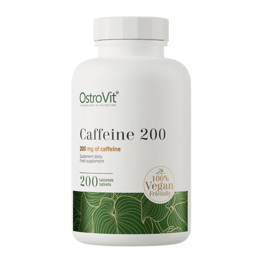 OstroVit Caffeine 200, 200mg - 200 tablets
