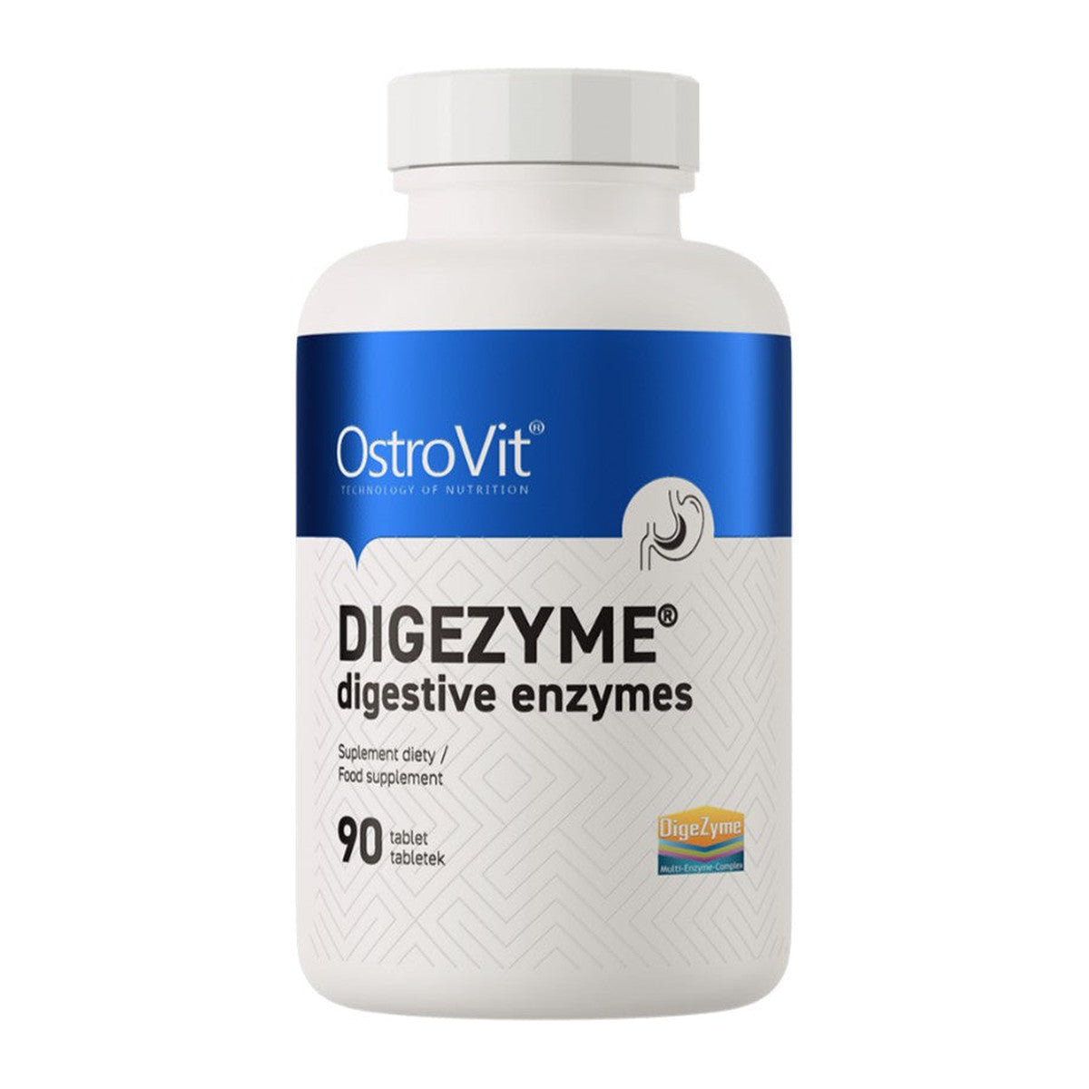 OstroVit Digezyme Digestive Enzymes - 90 tablets