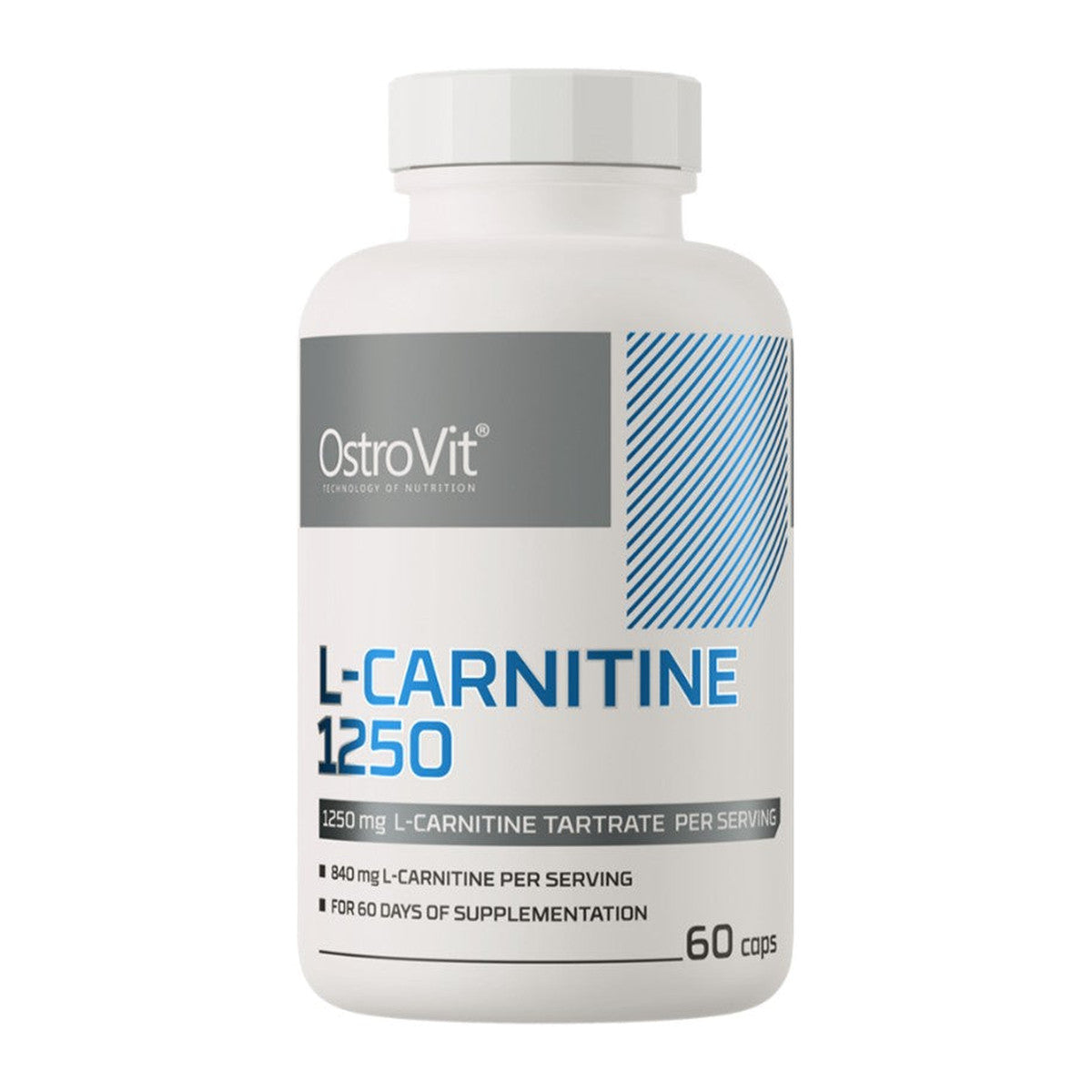 OstroVit L-Carnitine, 1250mg - 60 caps