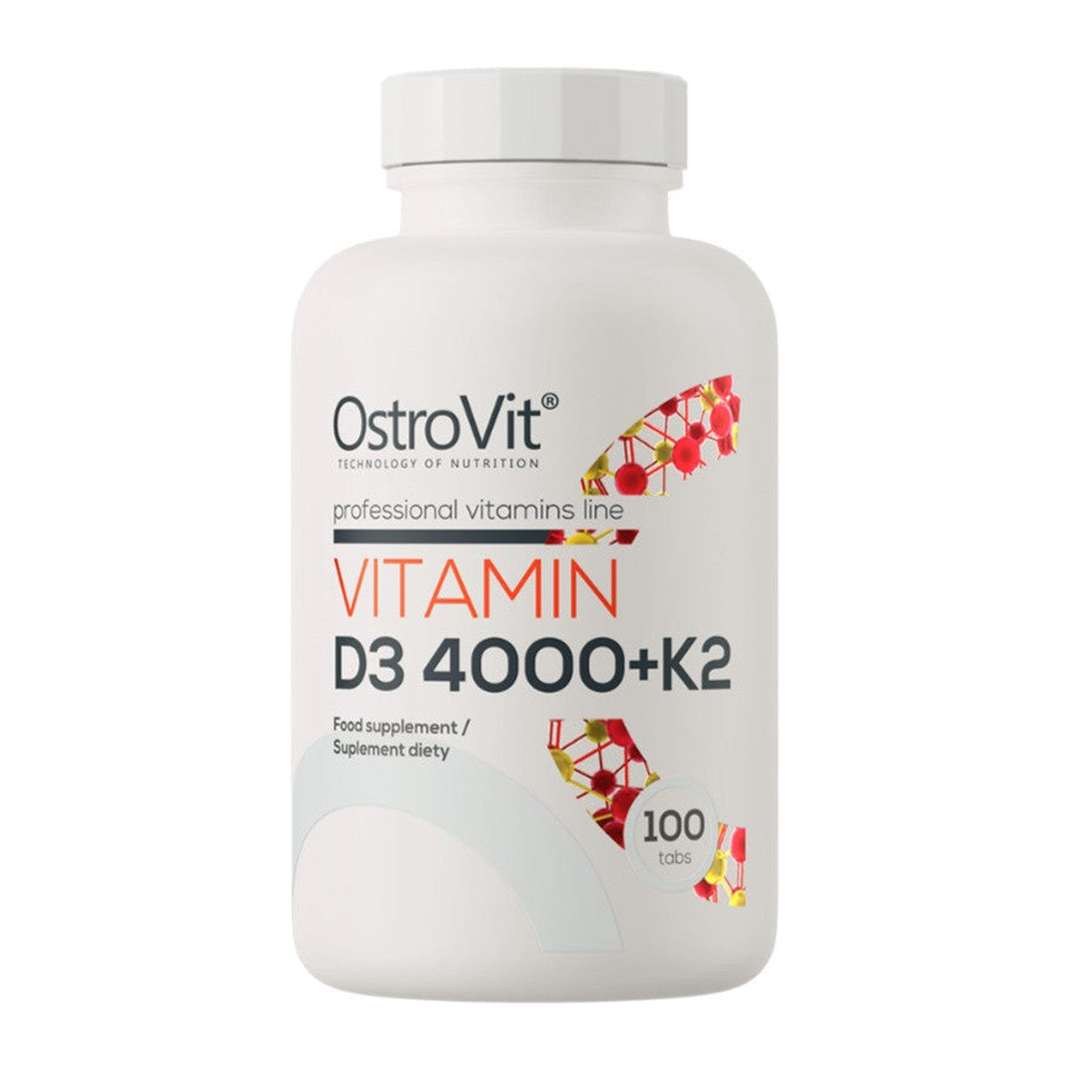 OstroVit Vitamin D3 4000 + K2 - 100 tablets