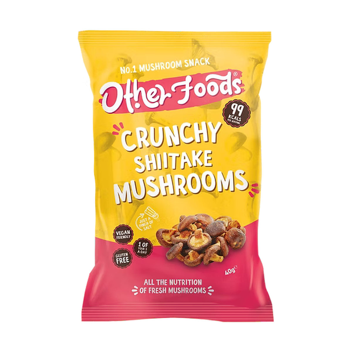 Other Foods Mushroom Crisps 8x40g