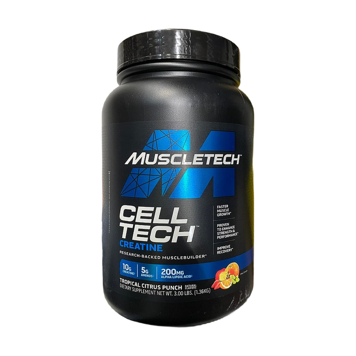 MuscleTech Cell-Tech Creatine, Tropical Citrus Punch (US