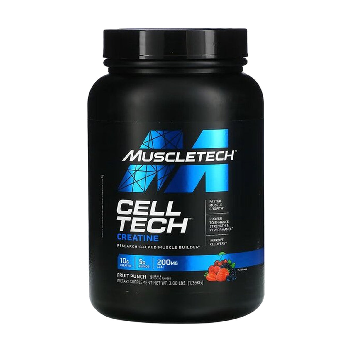 MuscleTech Cell-Tech Creatine, Fruit Punch (US Formula)