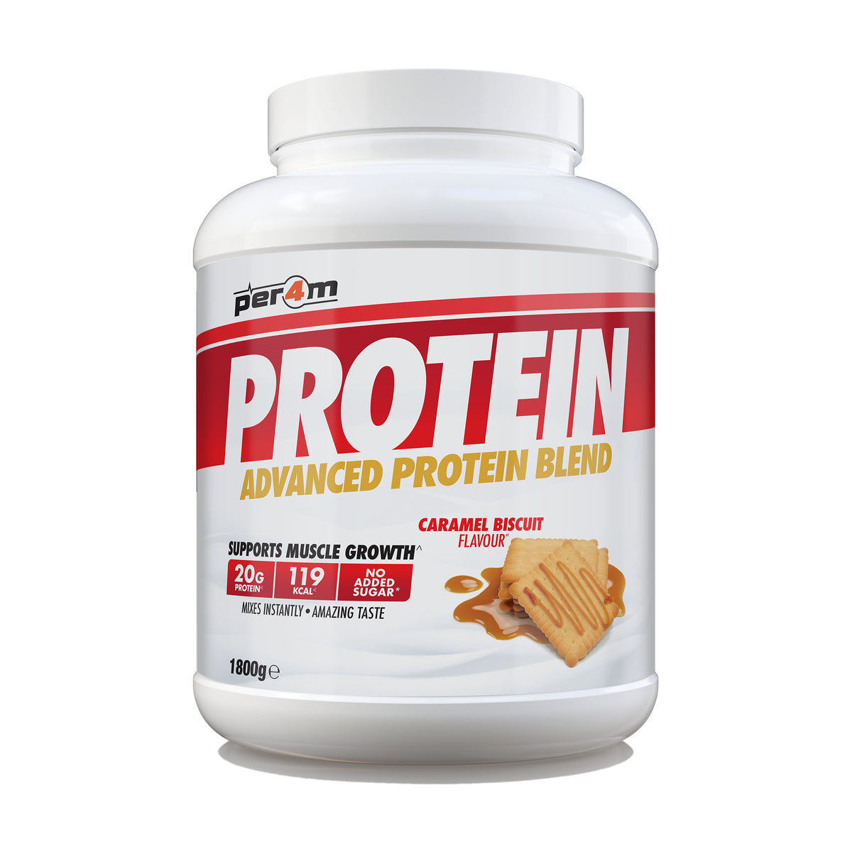 Per4m Advanced Protein, Caramel Biscuit - 1.8kg