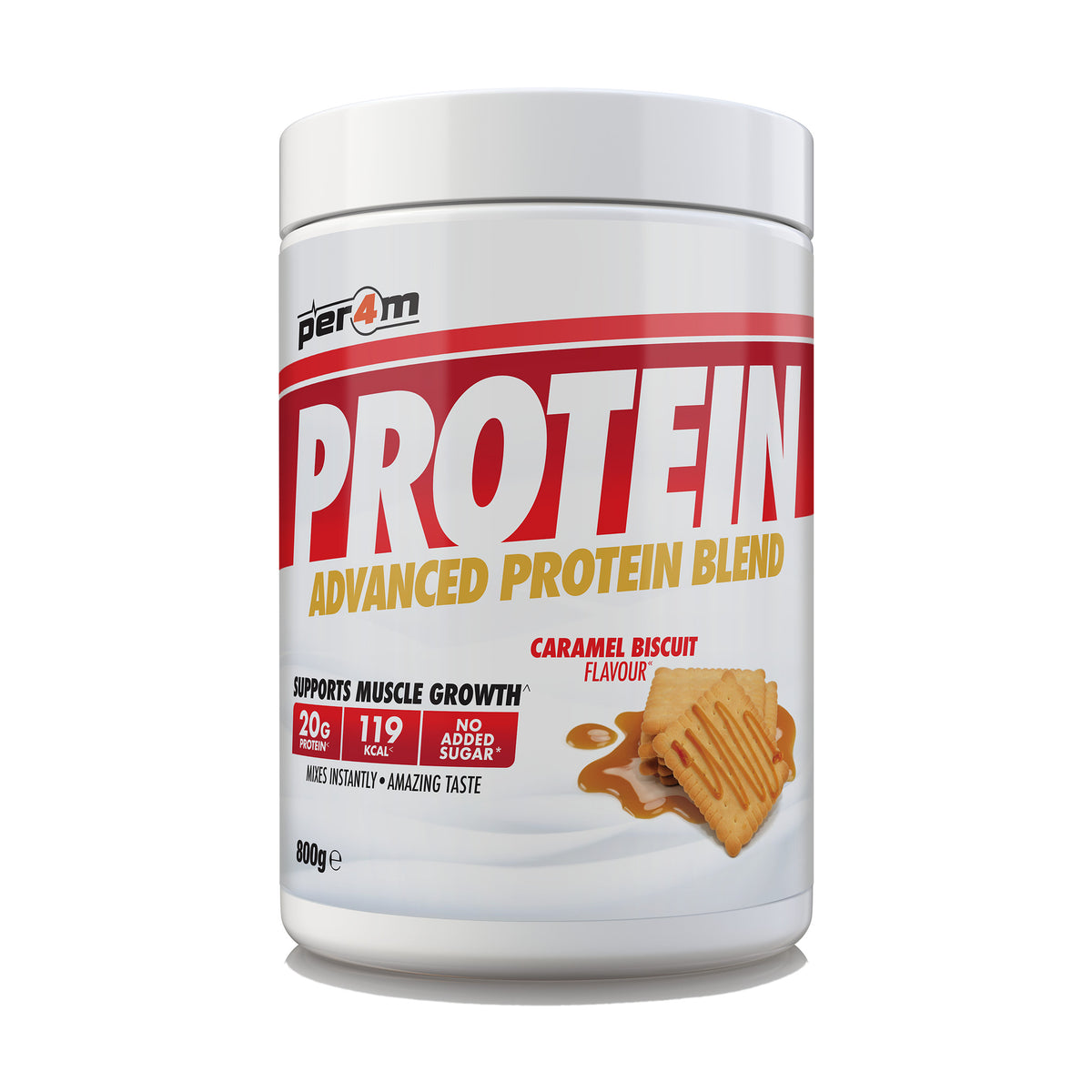 Per4m Advanced Protein, Caramel Biscuit - 800g