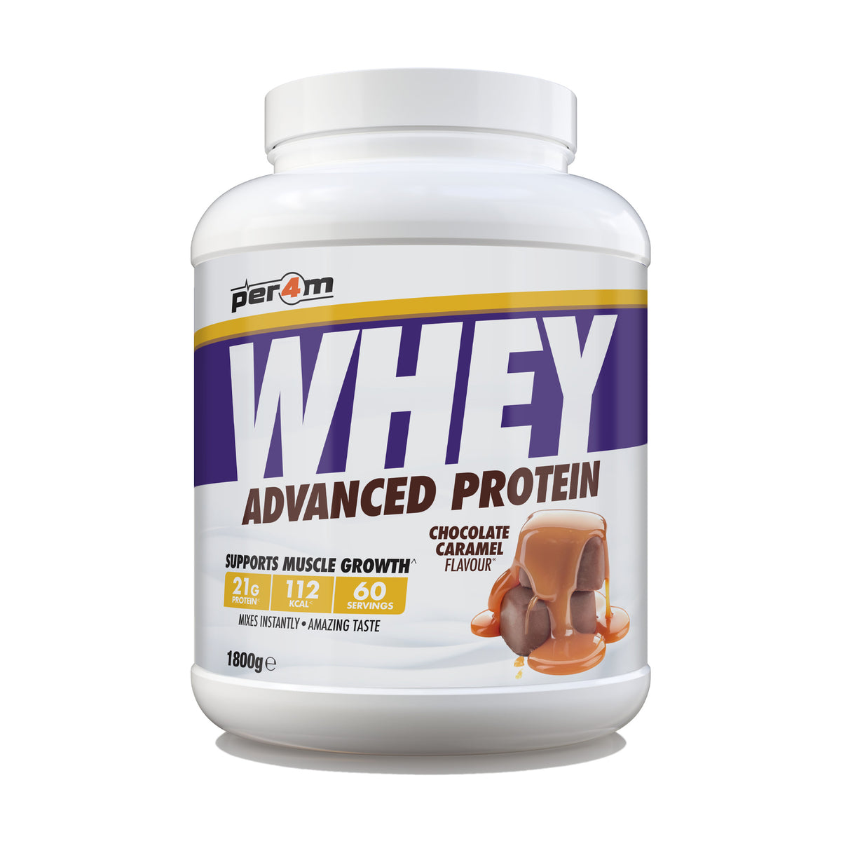 Per4m Advanced Whey Protein, Chocolate Caramel - 2.01kg