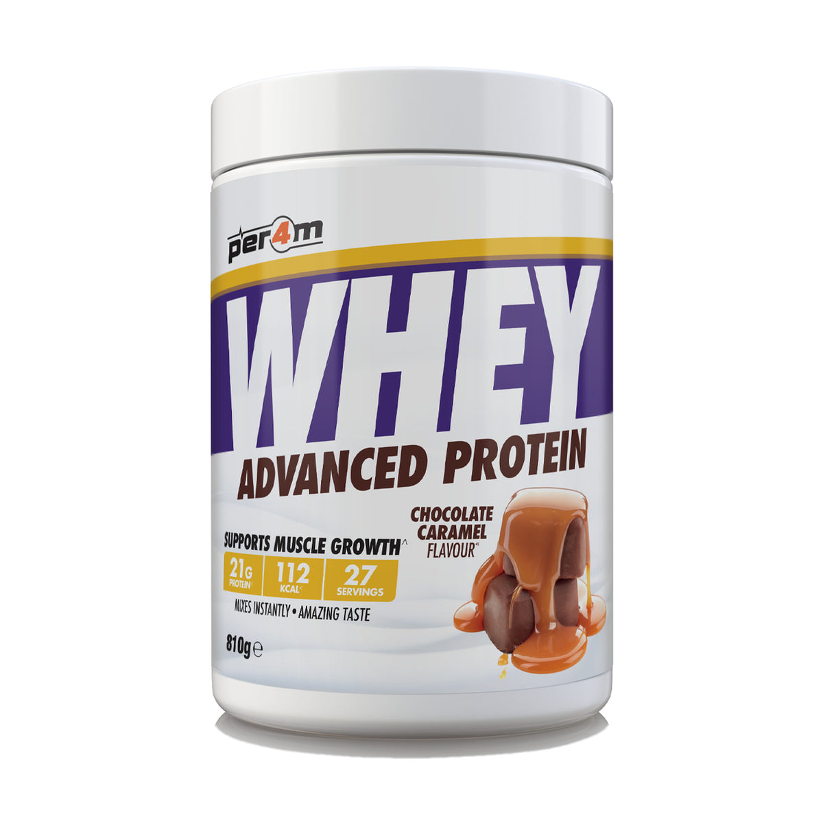 Per4m Advanced Whey Protein, Chocolate Caramel - 900g