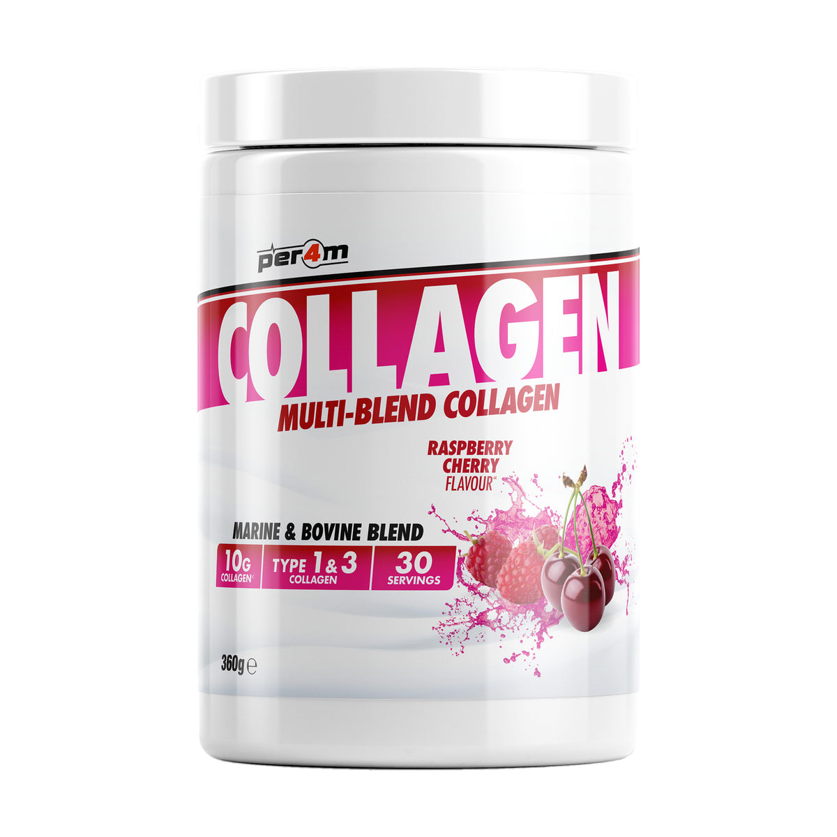 Per4m Collagen 301g - Raspberry Cherry