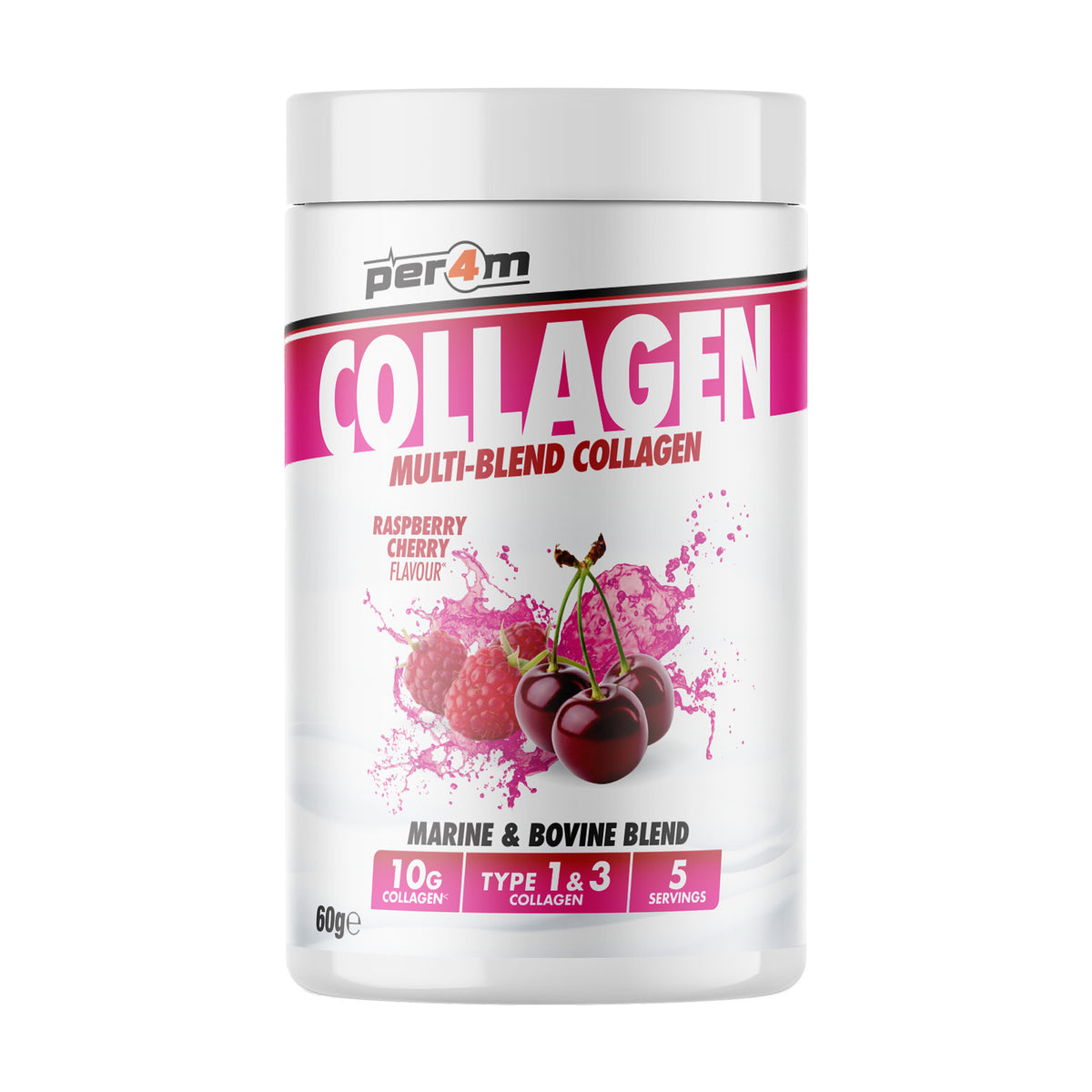 Per4m Collagen 60g - Raspberry Cherry