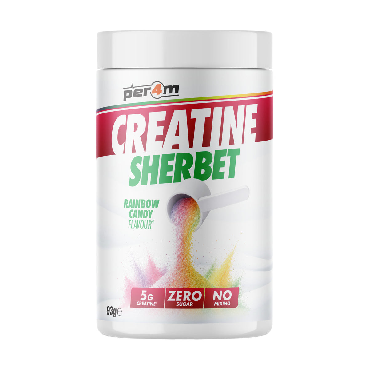 Per4m Creatine Sherbet 93g - Rainbow Candy