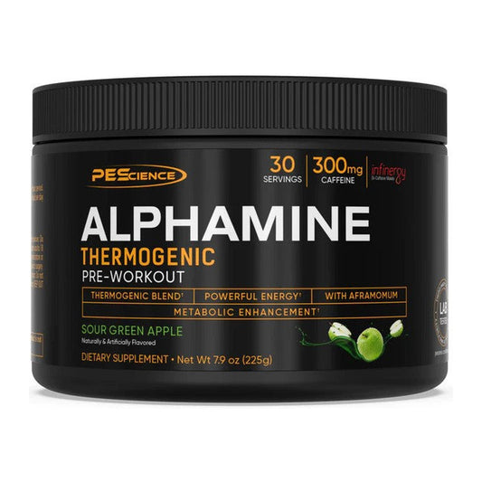 PEScience Alphamine, Sour Green Apple - 225g