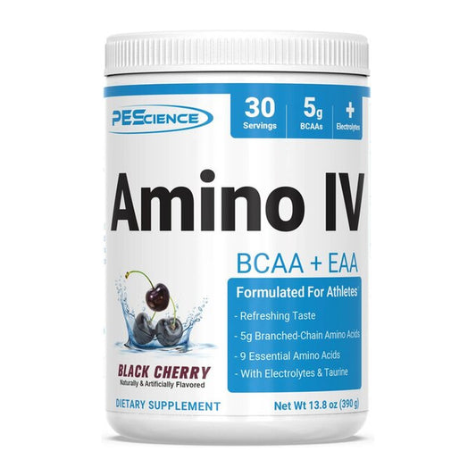 PEScience Amino IV, Black Cherry - 390g