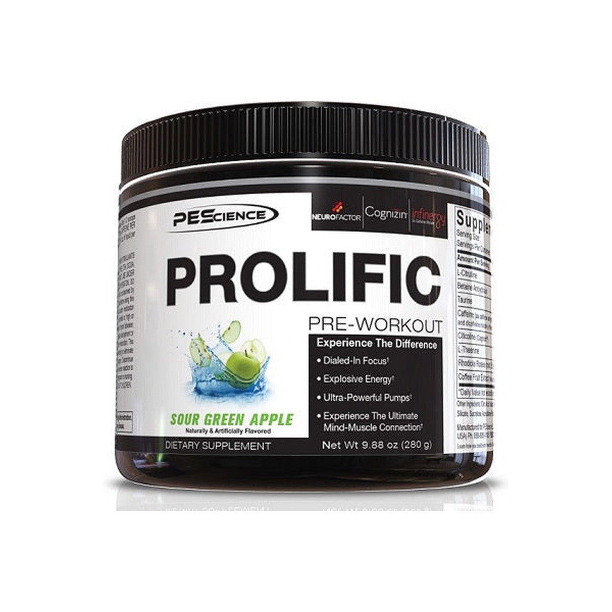 PEScience Prolific, Sour Green Apple - 280g