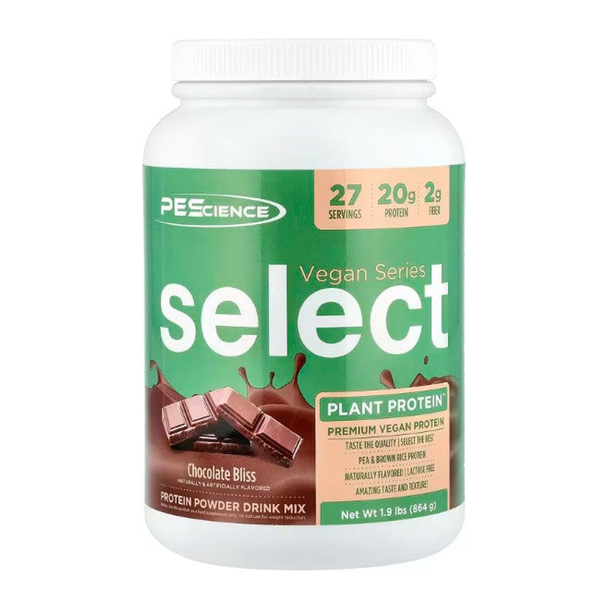 PEScience Select Protein Vegan Series, Chocolate Bliss - 864g
