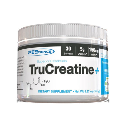 PEScience TruCreatine+ Powder, Unflavored - 161g