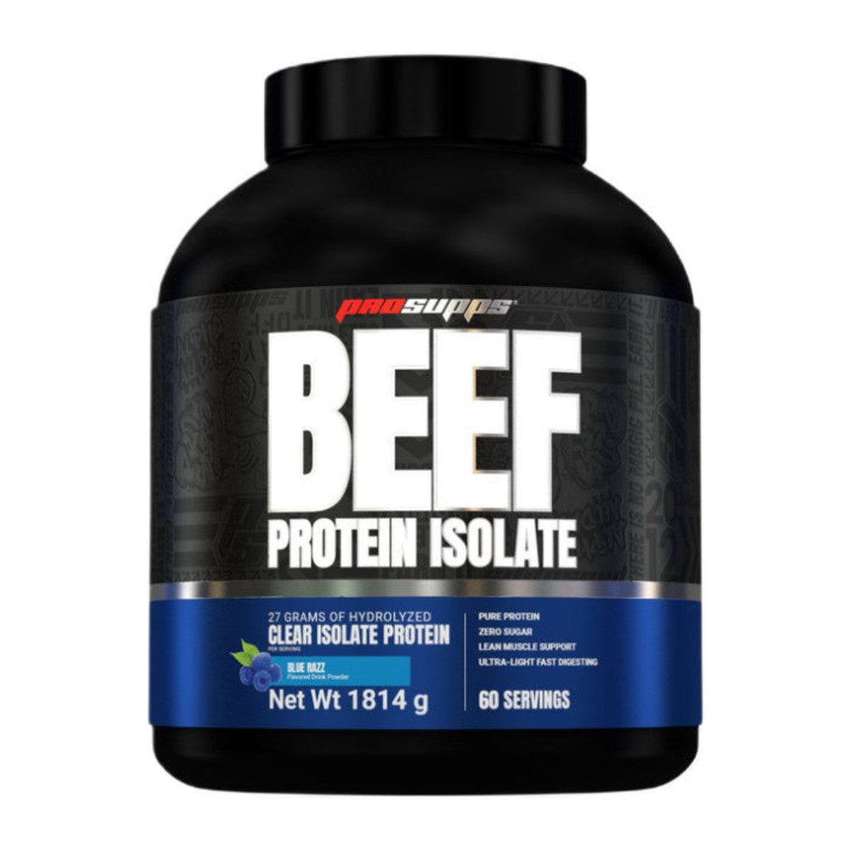 ProSupps Beef Protein Isolate, Blue Razz - 1814g