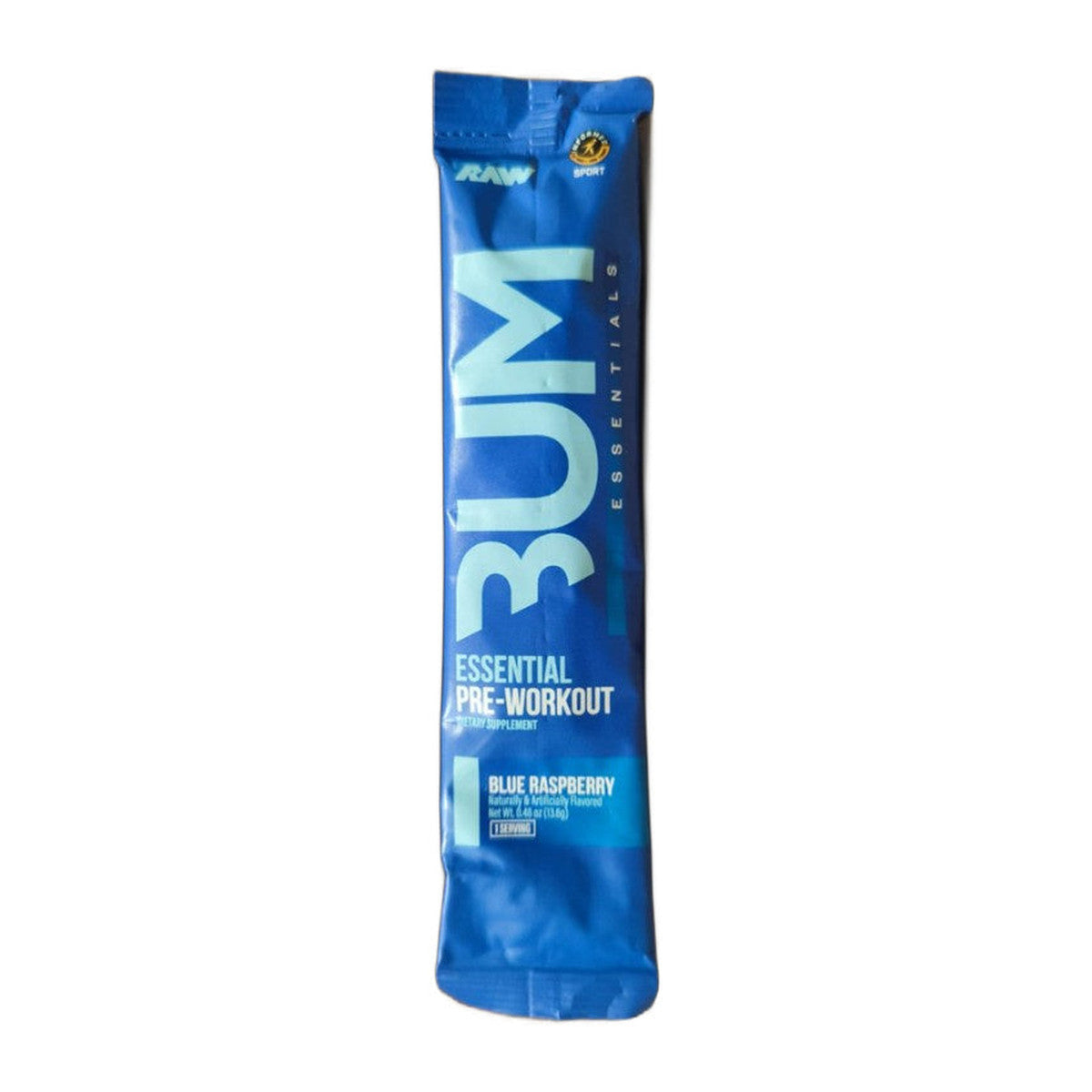 Raw Nutrition CBUM Essential Pre-Workout, Blue Raspberry - 13.6g (