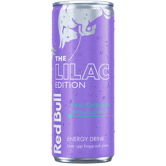 Red Bull Sugar Free Lilac 12x250ml Woodruff Grapefruit