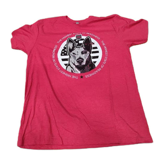 Redcon1 Redcon1 The Highest State Of Readiness K9 T-Shirt, Red - X
