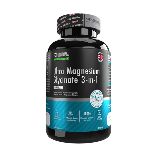 Refined Nutrition Ultra Magnesium Glycinate 3-in-1 90 Caps