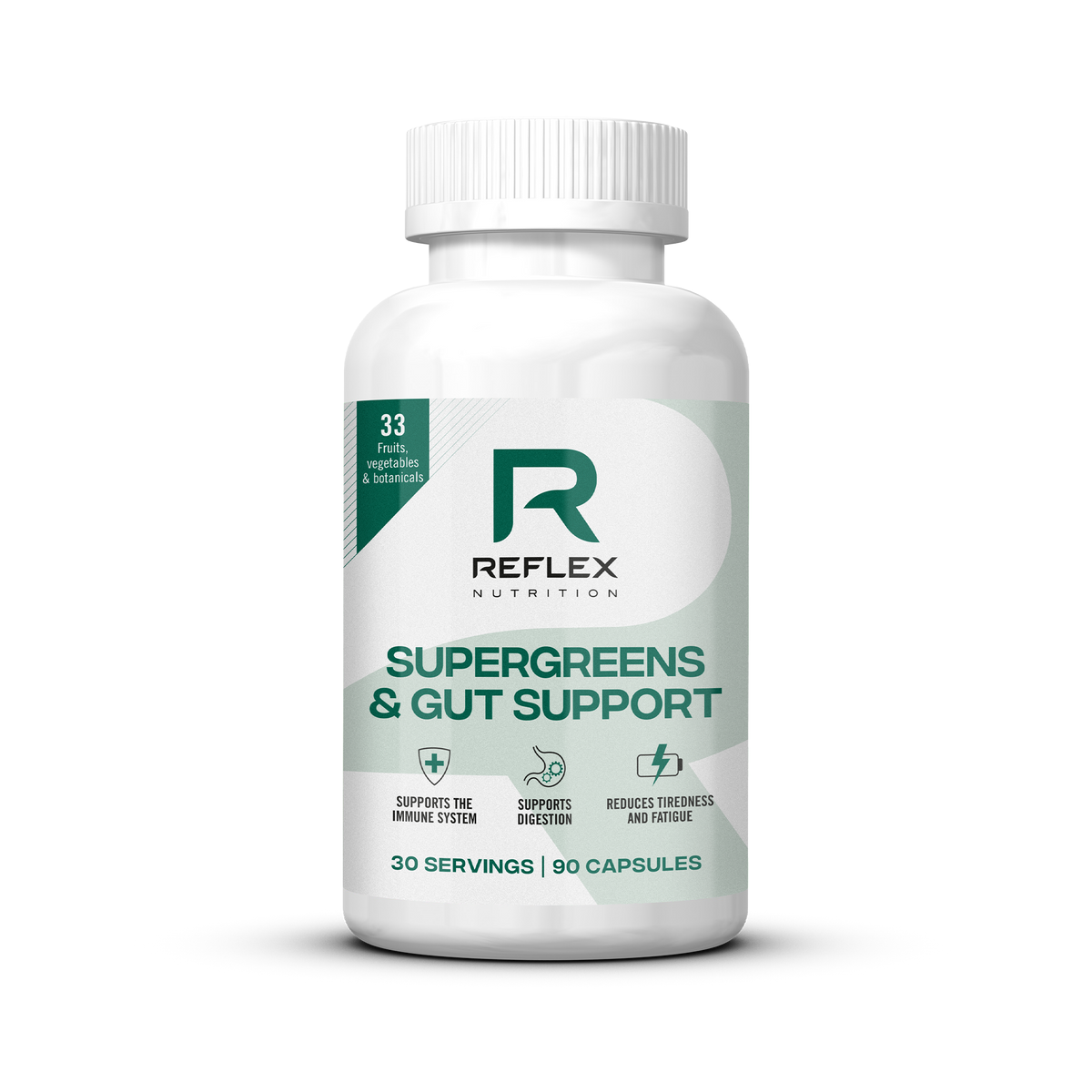 Reflex Nutrition Supergreens & Gut Support 90 Veg Caps