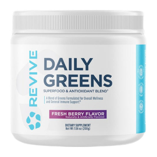 Revive Daily Greens Powder, Fresh Berry (EAN 850030689115) - 200g