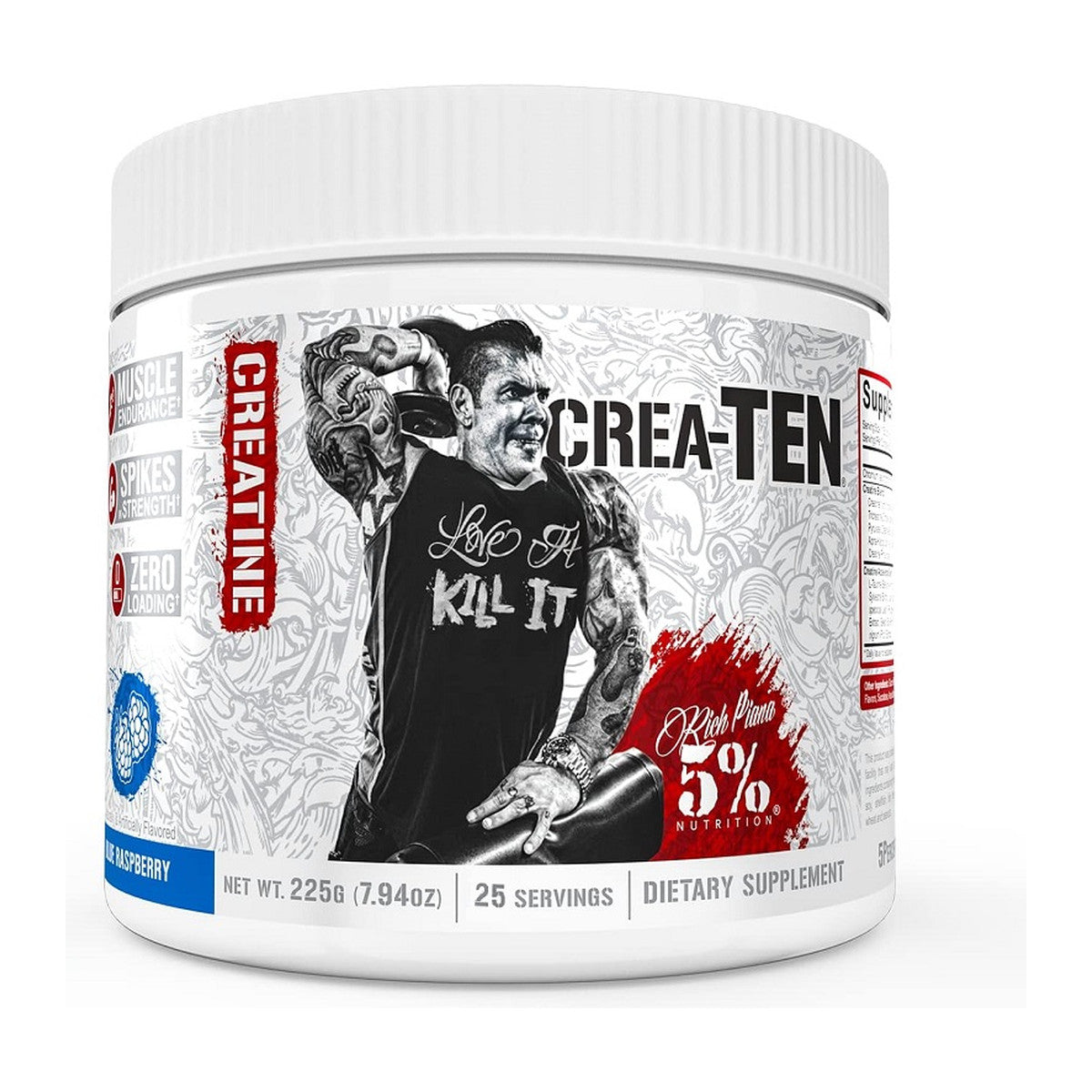 Rich Piana 5% Nutrition CREA-TEN Legendary Series 225g