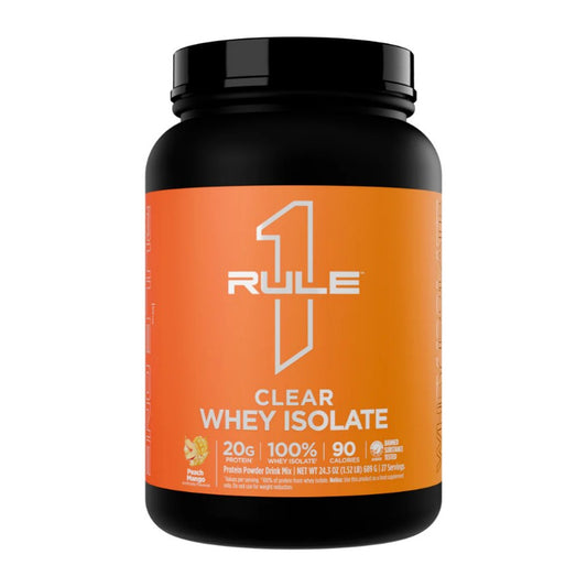 Rule One Clear Whey Isolate, Peach Mango - 689g