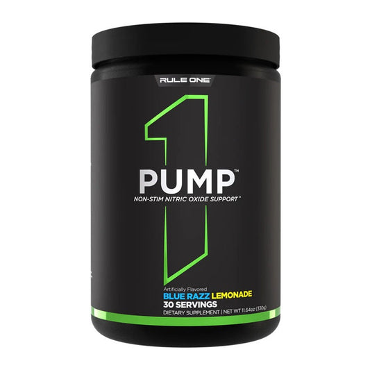 Rule One Pump, Blue Razz Lemonade - 330g