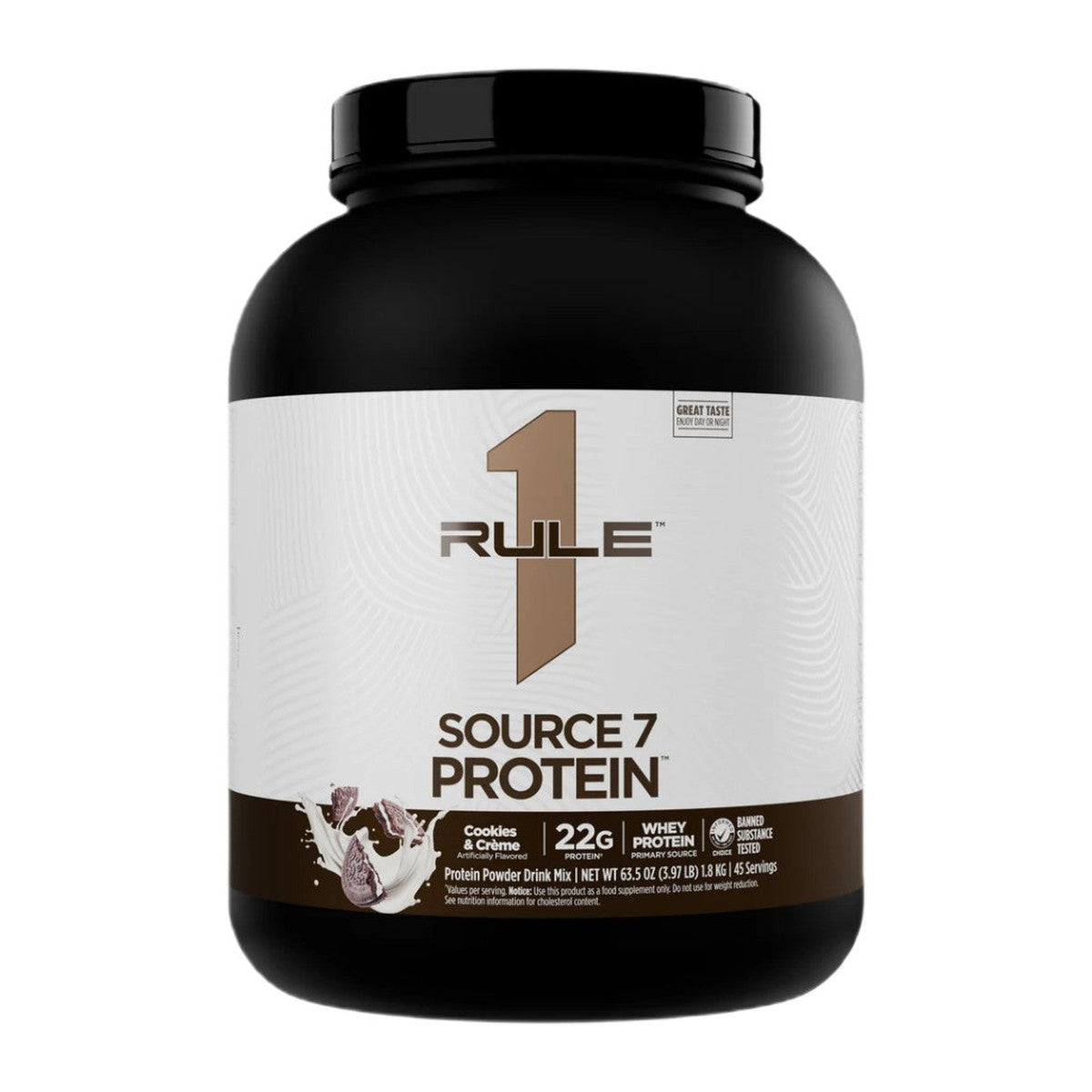 Rule One Source7 Protein, Cookies & Creme - 1800g