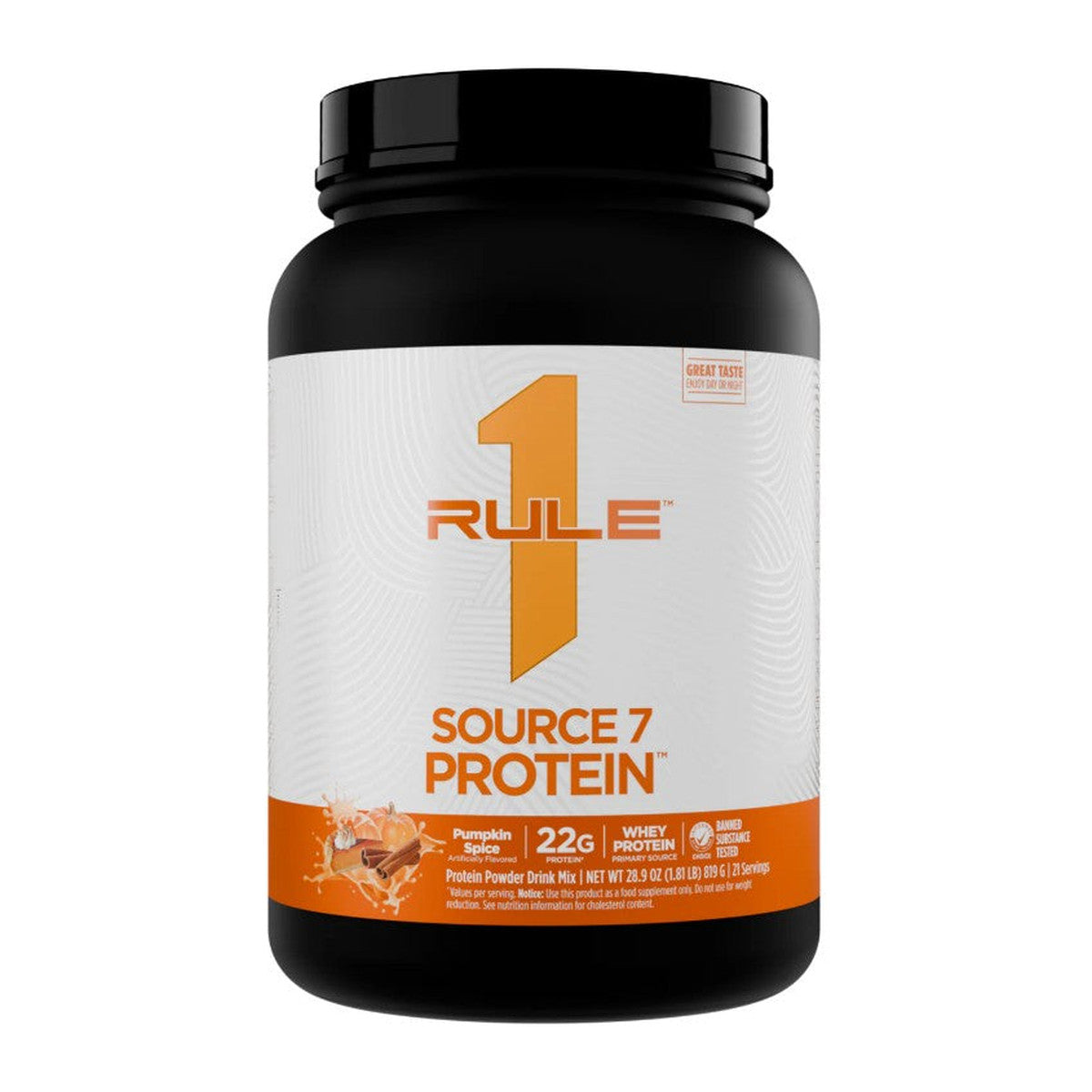 Rule One Source7 Protein, Pumpkin Spice - 819g