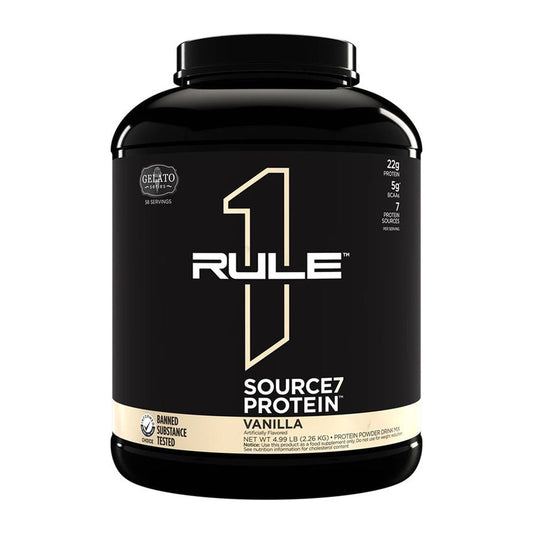 Rule One Source7 Protein, Vanilla Gelato - 2260g