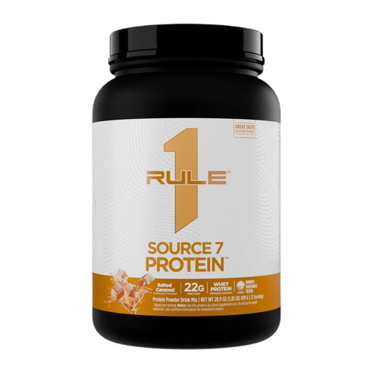 Rule One Source7 Protein, Salted Caramel - 819g