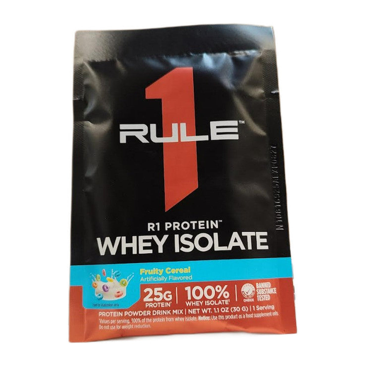 Rule One Whey Protein Isolate, Fruity Cereal - 30g (1 serving)