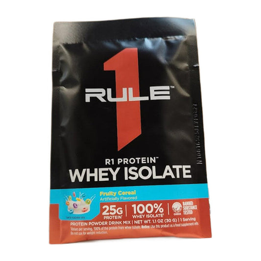 Rule One Whey Protein Isolate, Fruity Cereal - 30g (1 serving)