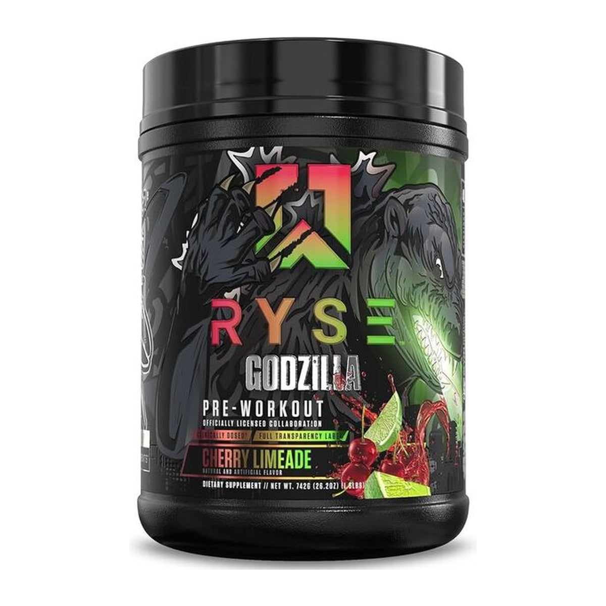 RYSE Godzilla Pre-Workout, Cherry Limeade - 742g