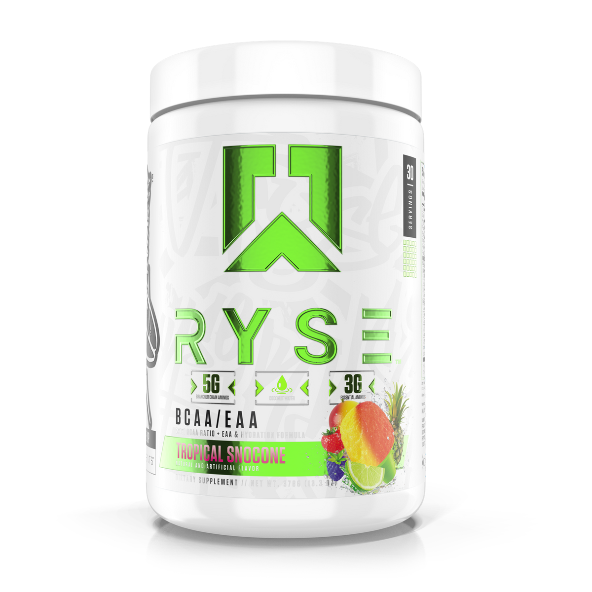 RYSE BCAA + EAA 357g Tropical Snocone