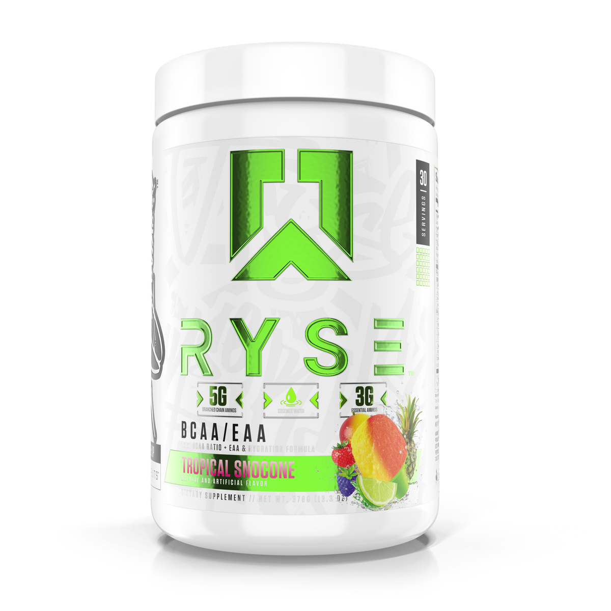 RYSE BCAA + EAA 357g Tropical Snocone