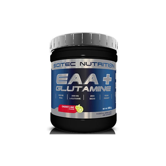 SciTec EAA + Glutamine, Cherry Lime - 300g
